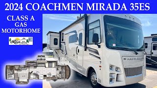 RV Walk Through 2024 Coachmen Mirada 35ES Class A gas motorhome [upl. by Adnoval755]