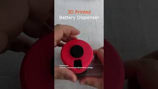 Battery Dispenser  3D Print Design [upl. by Yerrok544]