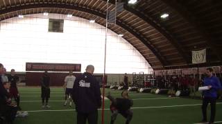 Harvard Football Pro Day [upl. by Einalem]