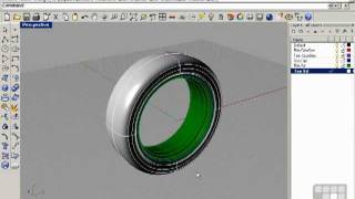 Beginners Rhino 4 Tutorial  Using Rhino to create models [upl. by Amandie]