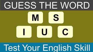 Only A Genius Can Guess These WordsJumbled Word Game Five LettersPart 04Brain Fun [upl. by Neri]