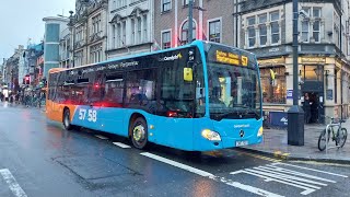 OVERREVING KICKDOWN Cardiff Bus Mercedes Citaro 20295 ZF On Route 57 138 [upl. by Arten]