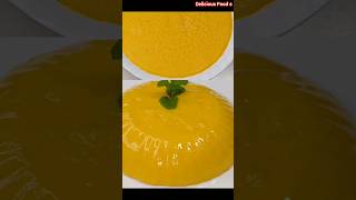 Easy Mango Pudding Recipe Without AgarAgar shorts food recipe pudding mango homemade [upl. by Henley499]