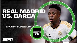 EL CLASICO Spanish Supercopa Final Real Madrid vs Barcelona 🍿  ESPN FC [upl. by Garwin59]