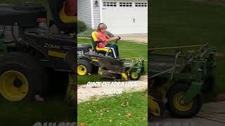 Ten years old still lawnmowing in September johndeere lawncare [upl. by Garlaand322]