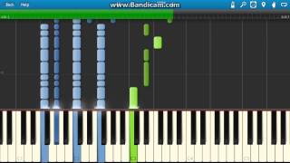 Savin me  Nickelback piano score  midi  Synthesia  Arrangement by N Harvat [upl. by Handbook569]