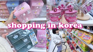 shopping in korea vlog 🇰🇷 stationery organizers haul 🌈 daiso disney collection 다이소 신상 [upl. by Ailes477]