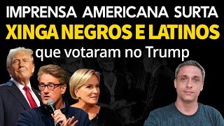 SURTARAM Imprensa americana xinga negros e latinos por terem votado no TRUMP [upl. by Aryc842]