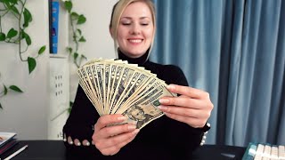 Calming Cashier Takes Away Your Stress 💵 ASMR 💵 DOLLARS and DREAMS [upl. by Ciapas530]