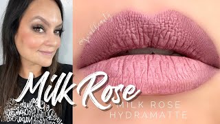 Milk Rose HydraMatte Tryon by SeneGence amp LipSense [upl. by Rodi95]