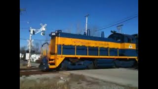 COampE Crab Orchard amp Egyptian Passenger Train passes Wigwag Signal [upl. by Aleunamme161]