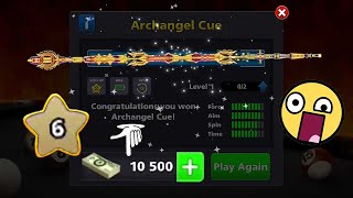 8 ball pool Level 6 Cash 10500 🙀 Coins 864145 Legendary Cue 20 of 20 [upl. by Eissirk]