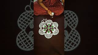 Daily Rangoli Design Easy Freehand [upl. by Sihunn]