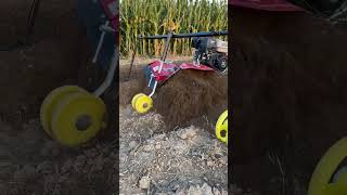 Zongshen 4WD front rotary ditching and soilraising machine ditching and fertilizer application [upl. by Kilian]