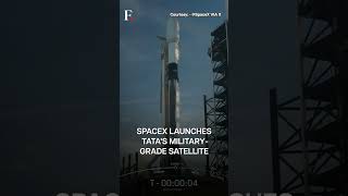 Tatas MilitaryGrade Satellite Launched By SpaceX  Subscribe to Firstpost [upl. by Eddra]