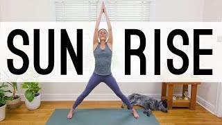 Sunrise Yoga  15Minute Morning Yoga Practice [upl. by Dalohcin631]