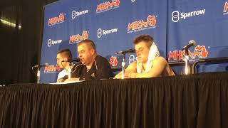 Iron Mountain coach Bucky Johnson talks controversial ending to state final loss to PewamoWestph [upl. by Aschim9]