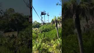 Take a ride with us down our second zip line to our aerial obstacles [upl. by Rao]