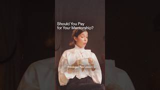 Should You PAY For Your Mentor 💵👔 mentorship richkids adviceforsuccess corporateamerica [upl. by Tamis]