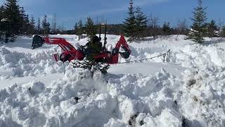 Kioti Tractor Snow Clearing [upl. by Ahsahs]