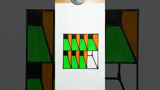 Easy and unique 3d illusion Drawing 😍  voice by Mrroshan3dart shorts illusion viral [upl. by Chirlin]