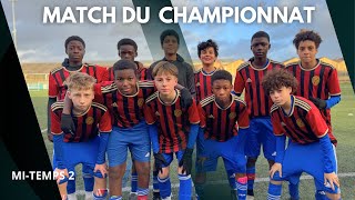 MONTEREAU FAULT YONNE vs SÉNART MOISSY  MATCH DU CHAMPIONNAT MITEMPS 2 U14 Dep [upl. by Gildea]