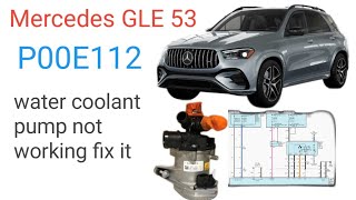 Mercedes GLE 53 P00E112 Fault Code fix it [upl. by Chace]