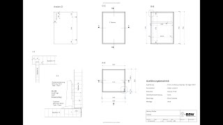 2 Lernvideo Horizontalschnitt  Werkplan zeichnen [upl. by Ardussi638]