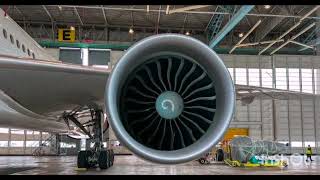 B777X Engine Animation [upl. by Odoric]