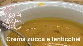 Svezzamento Crema di zucca e lenticchie [upl. by Annoeik677]