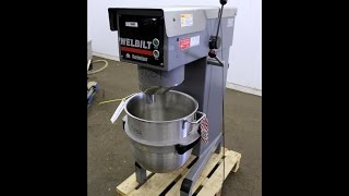 Used Welbilt Varimixer 40 Quart 10 Gallon  stock  47907001 [upl. by Anyrak]