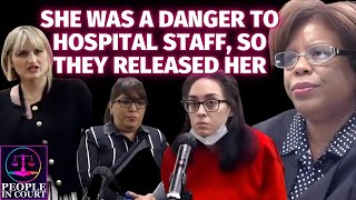 Violent Psychopath Brutally Attacks Stranger in Restroom Rampage Days After Hospital Released Her [upl. by Mylan]