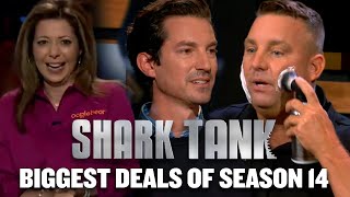 Shark Tank US  Top 3 Biggest Deals From Season 14 [upl. by Lowis]