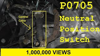 How To Test and Replace the Neutral Safety Swtich  Inhibitor Switch P0705 [upl. by Valenza]