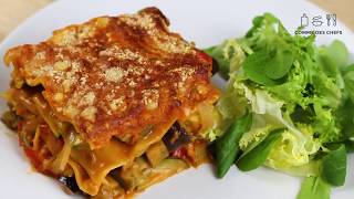 Tuto recette quotLasagnes de légumes du chef Marotquot par Comme des Chefs [upl. by Ellett]