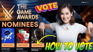 How to vote for The Game Awards 2024  the game awards 2024 voting [upl. by Orgell]