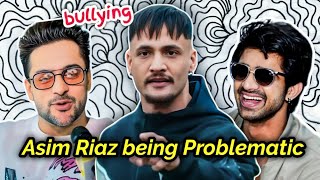 ASIM RIAZ BEING WEIRD amp GETTING INSECURE  SHALIN BHANOT amp ABHISHEK BAD BEHAVIOUR [upl. by Suoivart688]