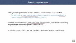 Software Engineering  C4  L9  Domain requirements [upl. by Ettenad18]