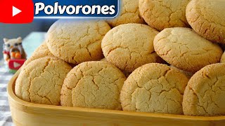 🔥POLVORONES CASEROS 36 piezas con 1 KILO de HARINA Dulce Hogar Recetas [upl. by Hernardo]