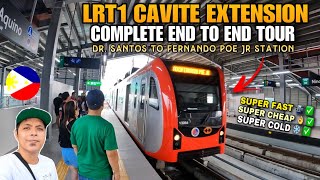 FINALLY  NOW OPEN The LRT1 Cavite Extension Project Phase 1 Full Tour  Dr SANTOS to FPJ Jr [upl. by Anavoig]