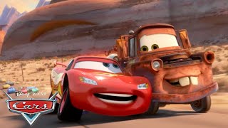 Lightning McQueen Challenges Racers at Salt Flats  Pixar Cars [upl. by Athalla300]