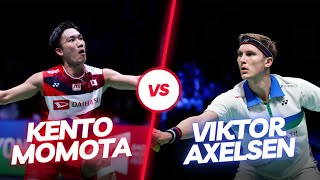 Top 10 Plays of All Time  Kento Momota vs Viktor Axelsen [upl. by Emsoc]