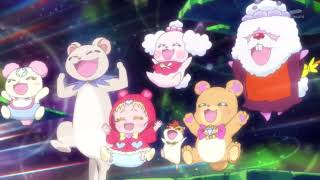 Hugtto Precure Ep 37 All Stars scene with Avengers Endgame “Portals” song [upl. by Hulburt690]