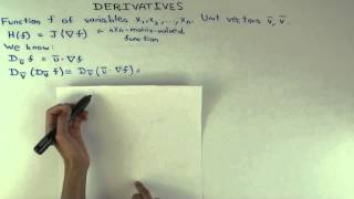 Hessian matrix and secondorder directional derivative [upl. by Tomaso]