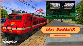 Sehore to Ahmedabad SPL Express  WRV7  Kanpur 22578  MSTS Open Rails  Indian Train Simulator [upl. by Shiverick5]