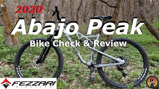 Best BudgetFriendly Full Suspension Mountain Bike  2020 Fezzari Abajo Peak  Bike Check amp Review [upl. by Gladys81]