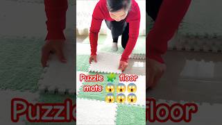 Puzzle 🧩 floor mats 😱😱😱😱 diy floor shorts trending [upl. by Steady83]