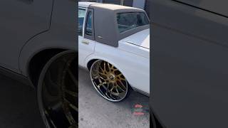 Brougham Box Chevy Beatin hard tuckin 8’s 🔥 [upl. by Rafe]