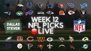 Week 12 NFL Picks amp Predictions LIVE Shorts [upl. by Dorrehs]