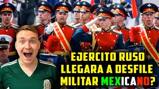 SOLDADOS RUSOS PARTICIPARÁN en DESFILE MILITAR MEXICANO 2024 en ZOCALO 😱 [upl. by Argus]